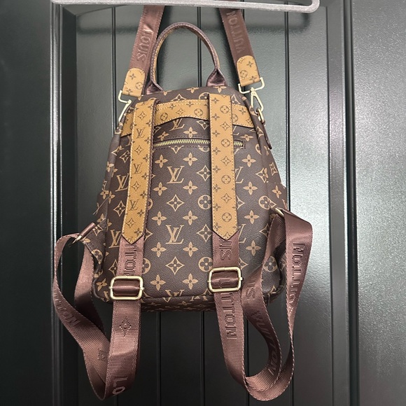 LV Cambas Brown Monogram Mini Backpack with Gold Hardware - Picture 3 of 16